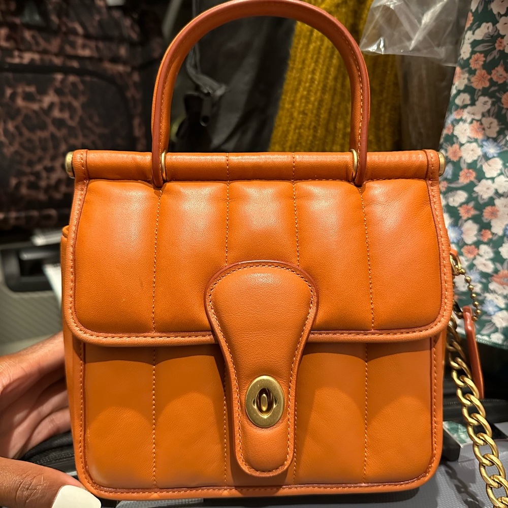Coach Willis top handle bag (caramel)